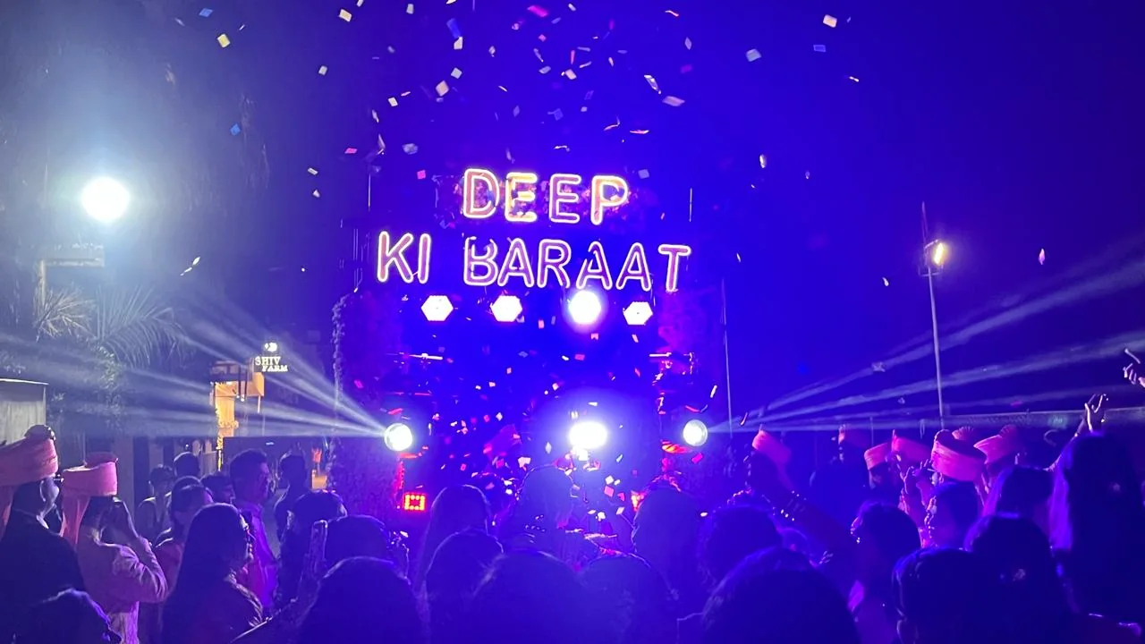Baraat event setup