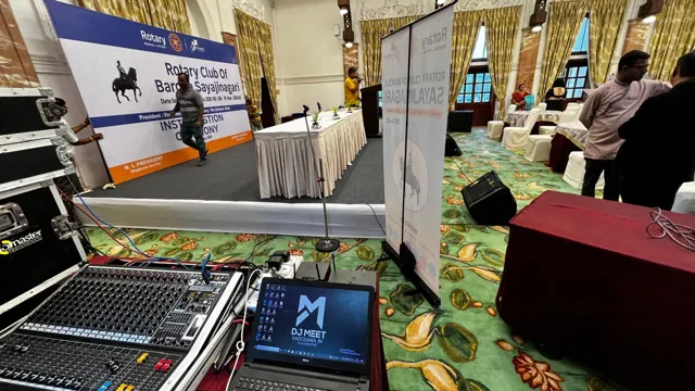 Corporate sound and event setup — photograph 6