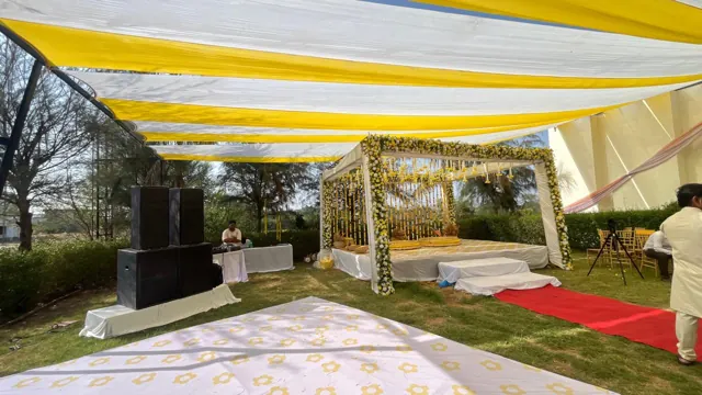 Haldi sound and event setup — photograph 3