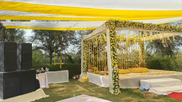 Haldi sound and event setup — photograph 5