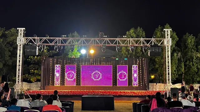 Sangeet sound and event setup — photograph 13
