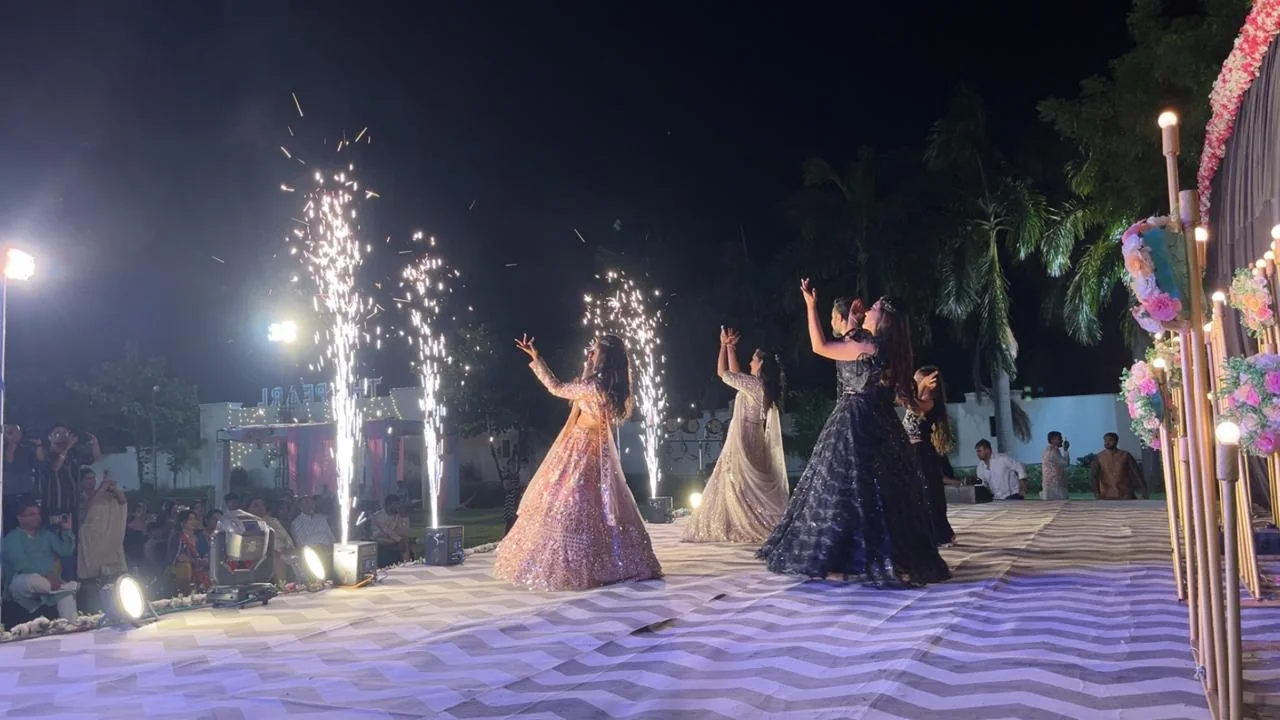 Sangeet event setup