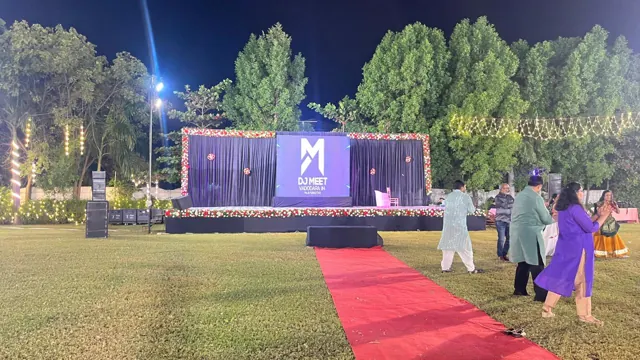 Sangeet sound and event setup — photograph 17