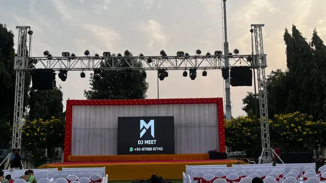Sangeet sound and event setup — photograph 2
