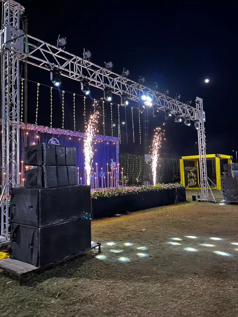 Sangeet sound and event setup — photograph 3