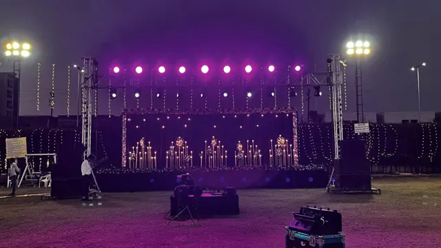Sangeet sound and event setup — photograph 4