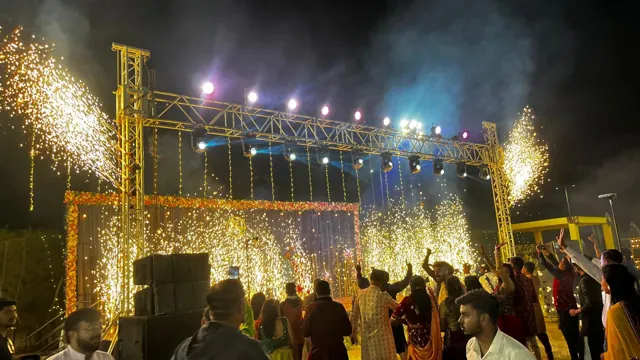 Sangeet sound and event setup — photograph 9